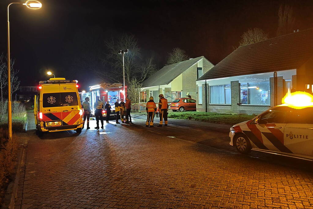 Brand in woning snel geblust