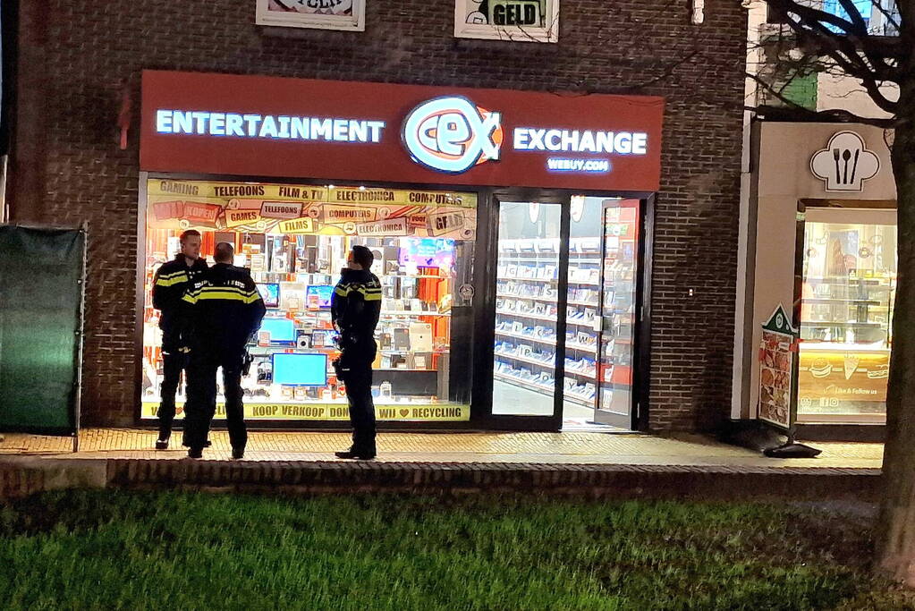 Onderzoek naar overval op winkel