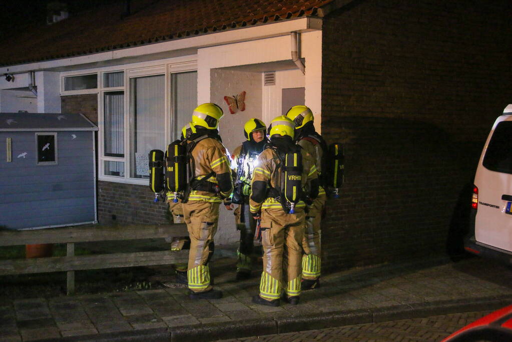 Brandweer controleert woning op gaslucht