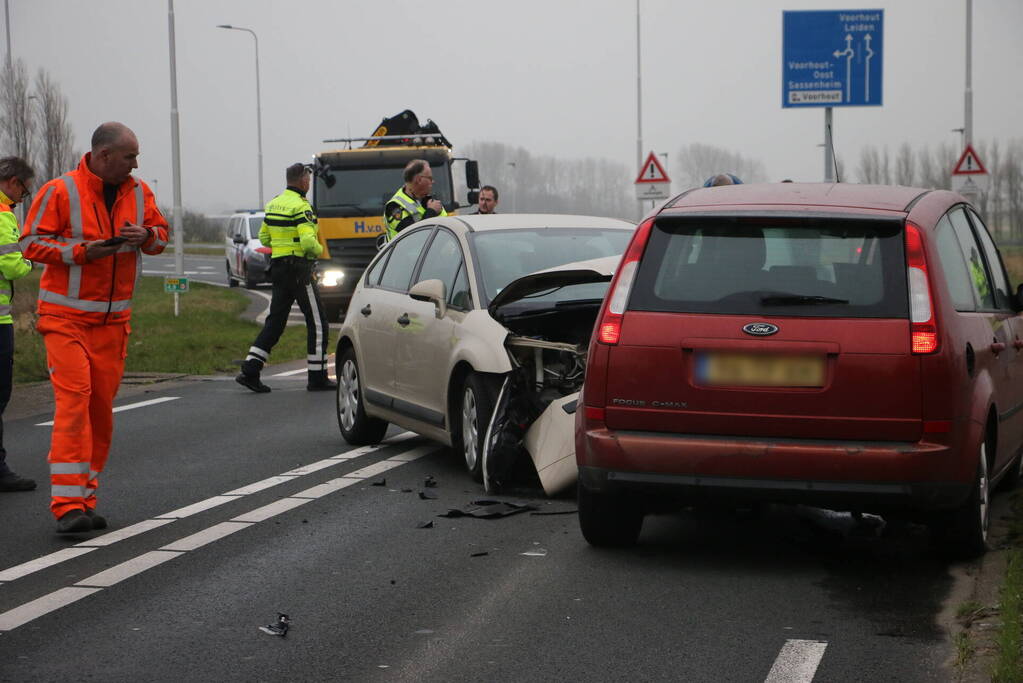 Veel bekeuringen bij frontale botsing