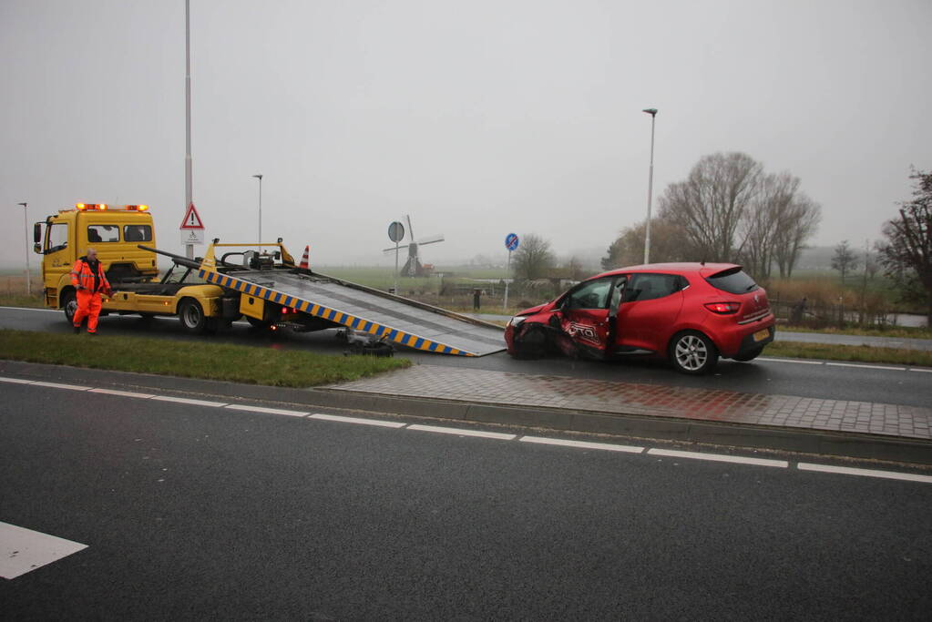 Veel bekeuringen bij frontale botsing