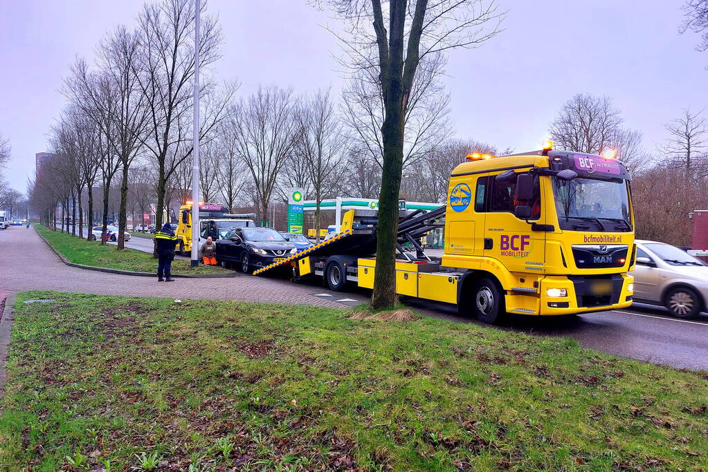 Veel schade bij kop-staart botsing