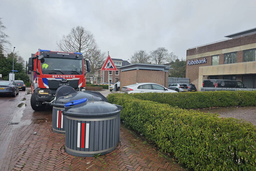 Flinke wateroverlast bij de Rabobank