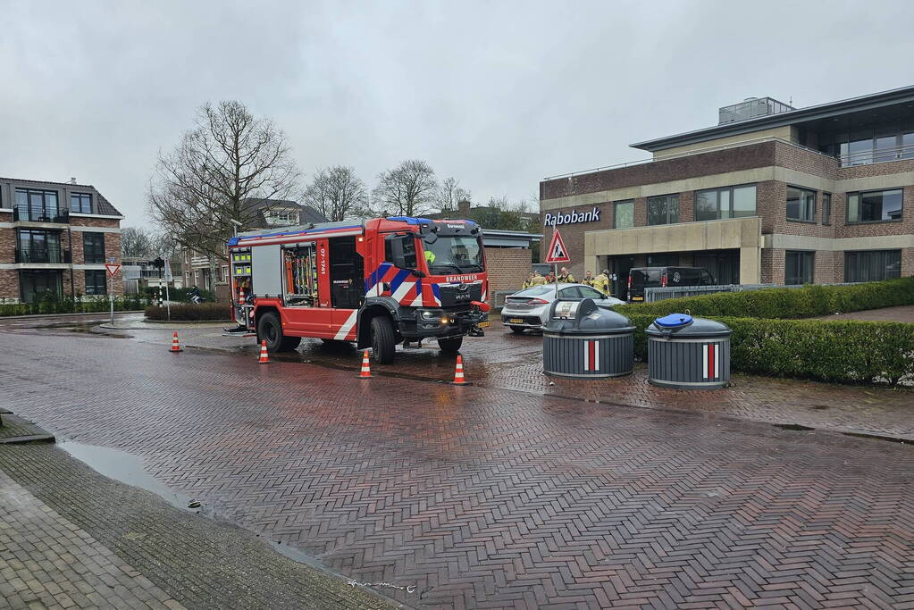 Flinke wateroverlast bij de Rabobank