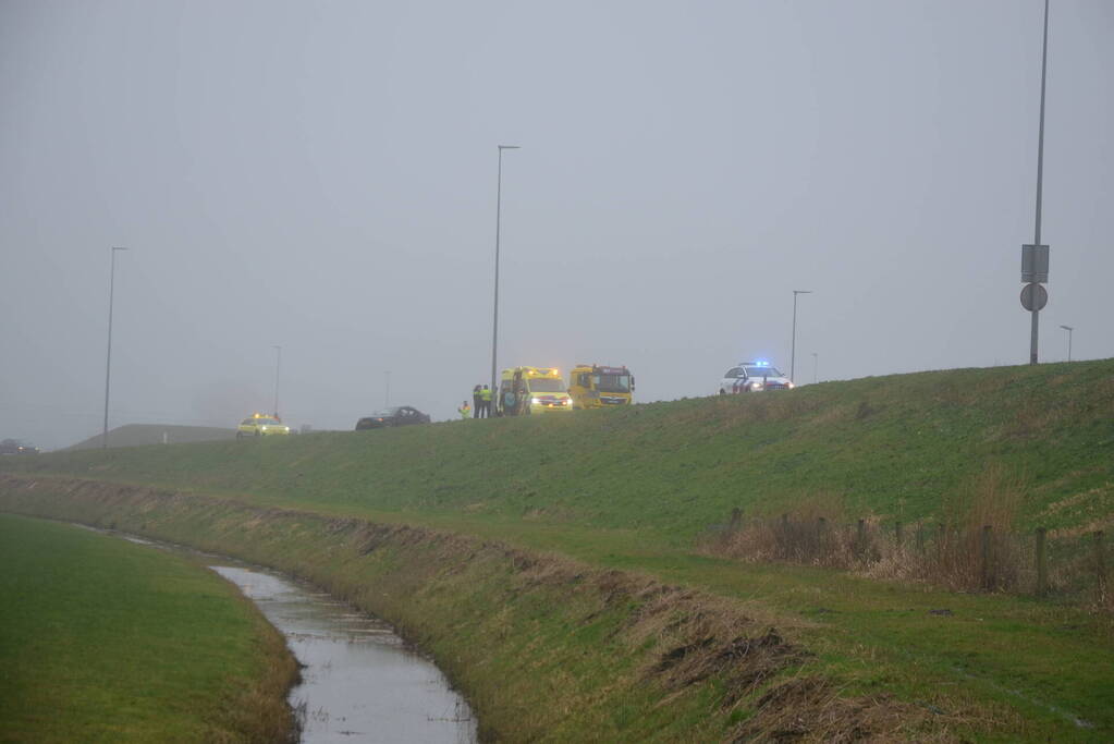 Flinke schade bij incident op de rijksweg