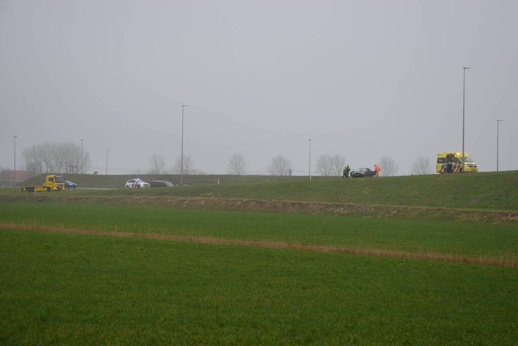 Flinke schade bij incident op de rijksweg