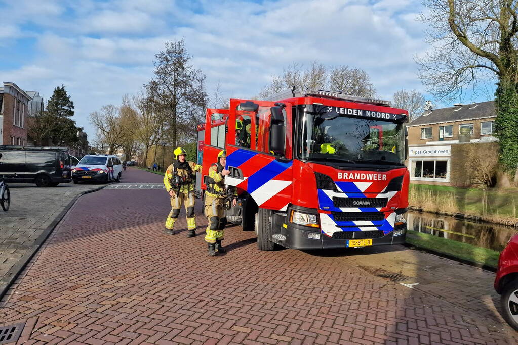 Flatgebouw ontruimd door brand