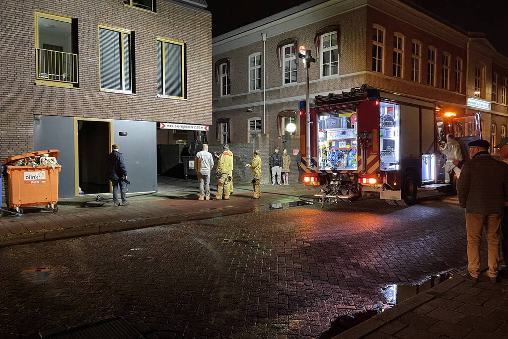 Vuilcontainers in brand in nieuwbouwwoning