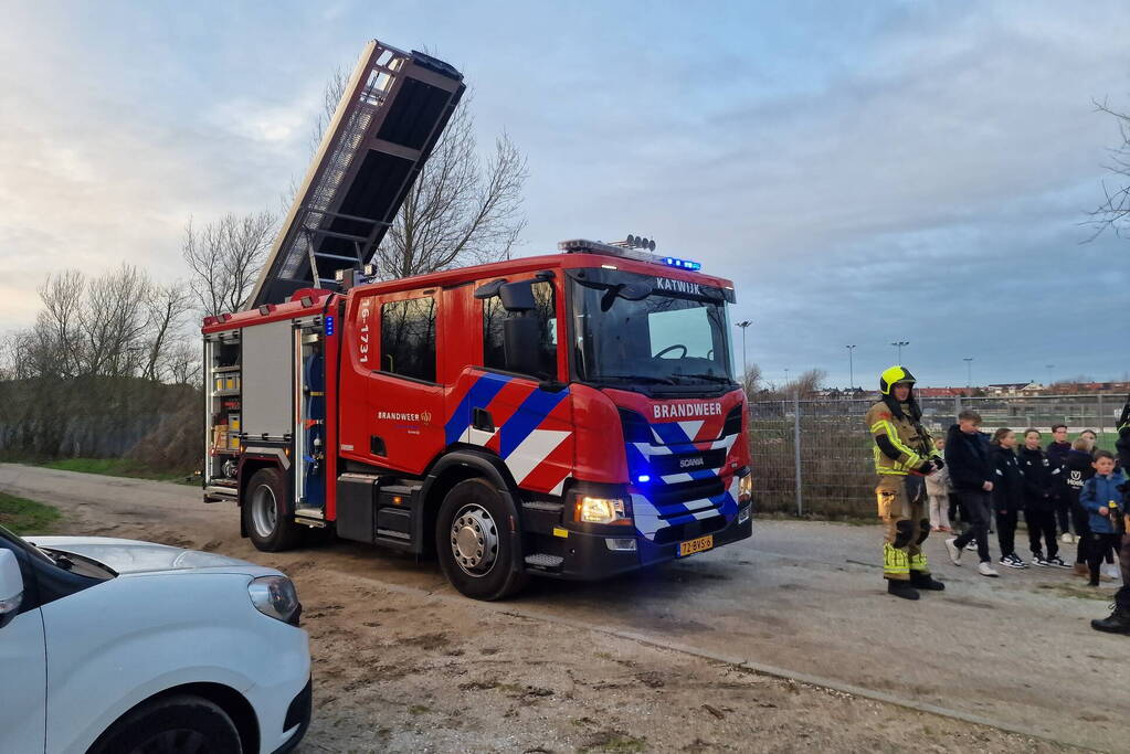 Brandstichting in duingebied door jeugd