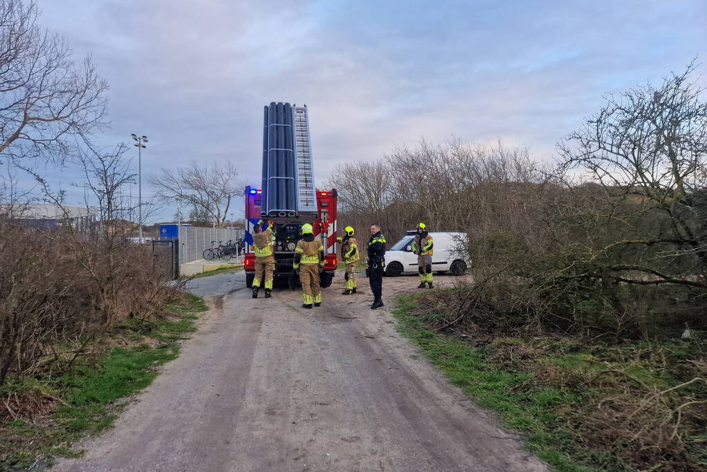 Brandstichting in duingebied door jeugd