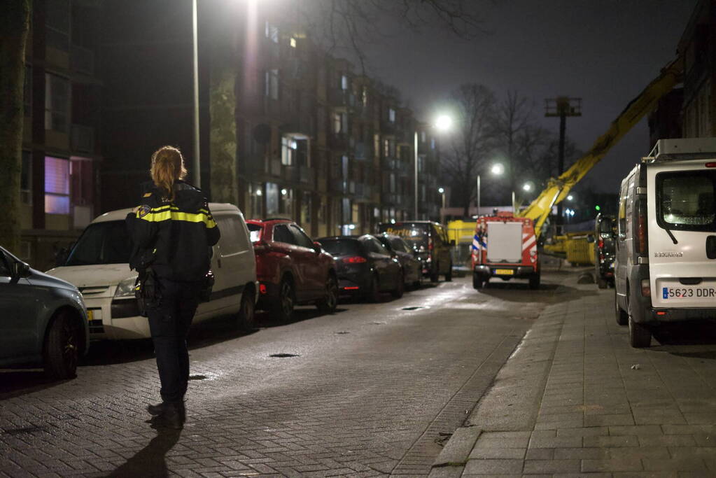 Onderzoek naar lekkage bij gebouw waar eerder explosie was