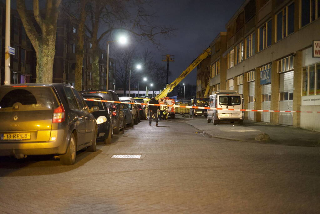 Onderzoek naar lekkage bij gebouw waar eerder explosie was