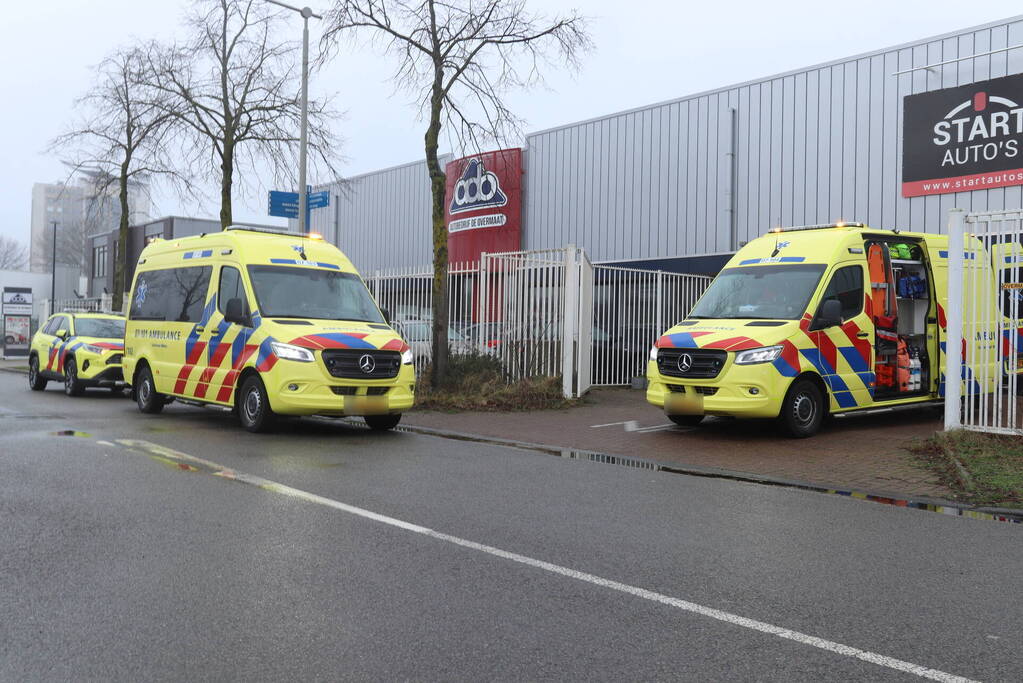 Traumateam ingezet voor incident in bedrijfspand