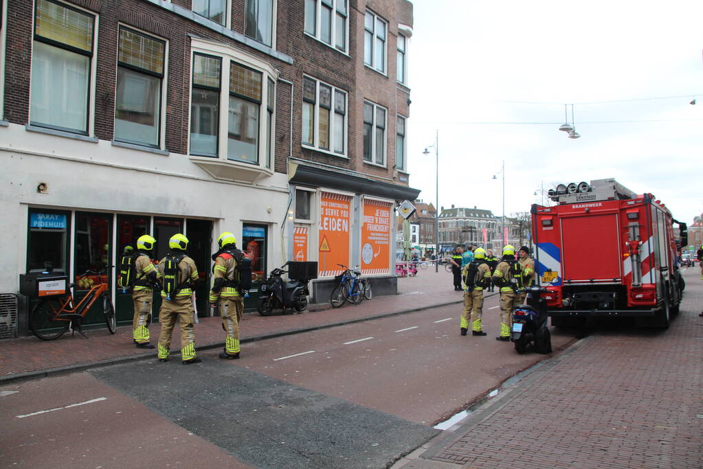 Straat afgesloten vanwege gaslekkage