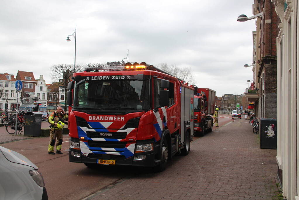 Straat afgesloten vanwege gaslekkage