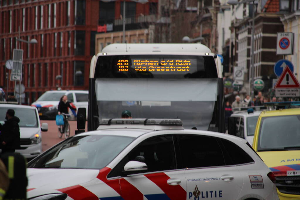 Straat afgesloten vanwege gaslekkage