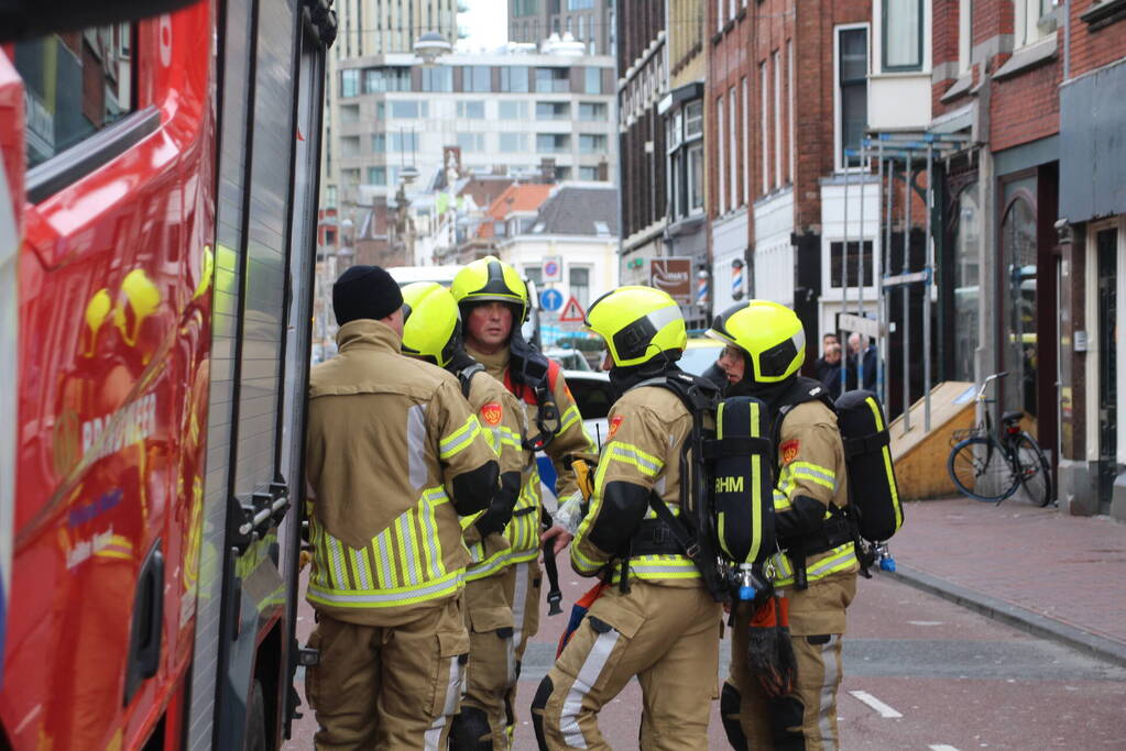 Straat afgesloten vanwege gaslekkage