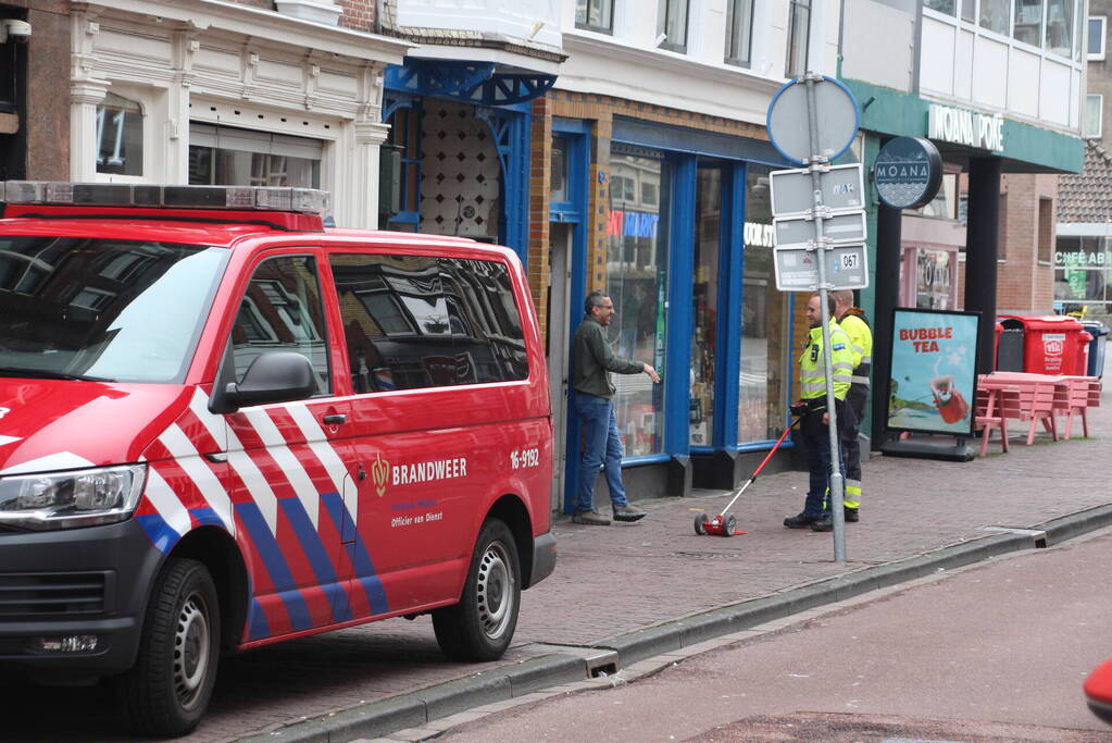 Straat afgesloten vanwege gaslekkage