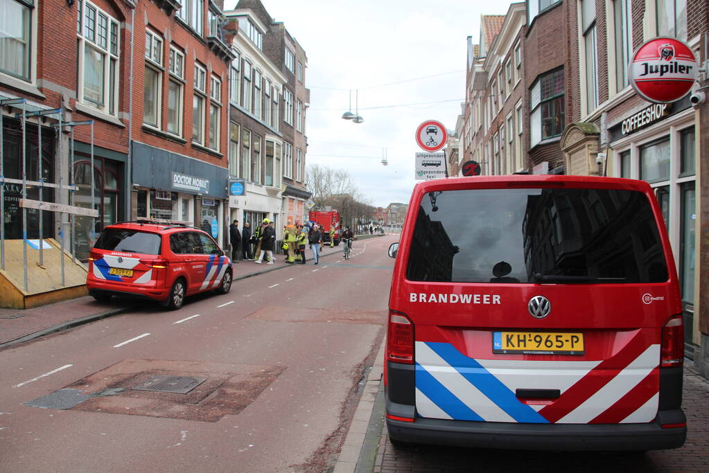 Straat afgesloten vanwege gaslekkage