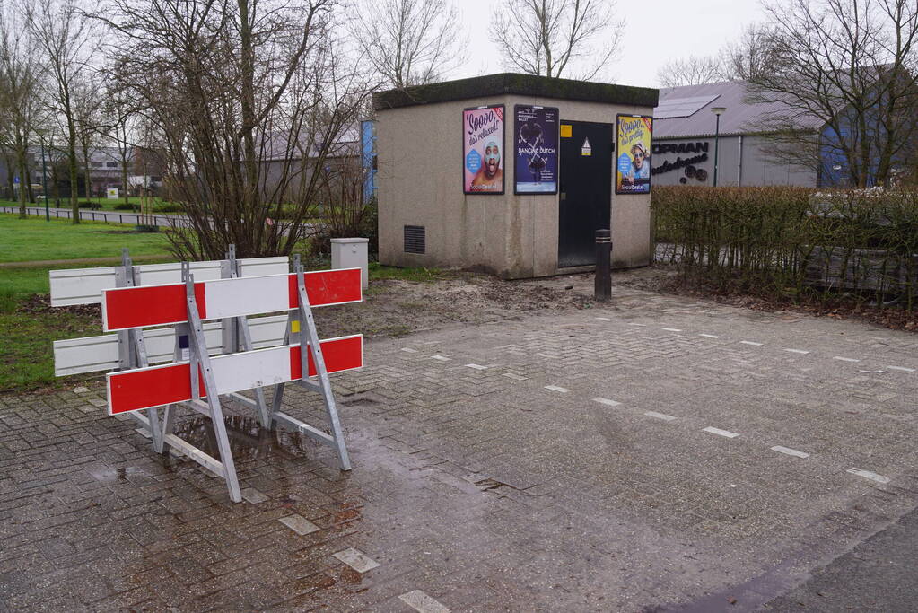 Waterleiding gesprongen op sportpark de Vinken