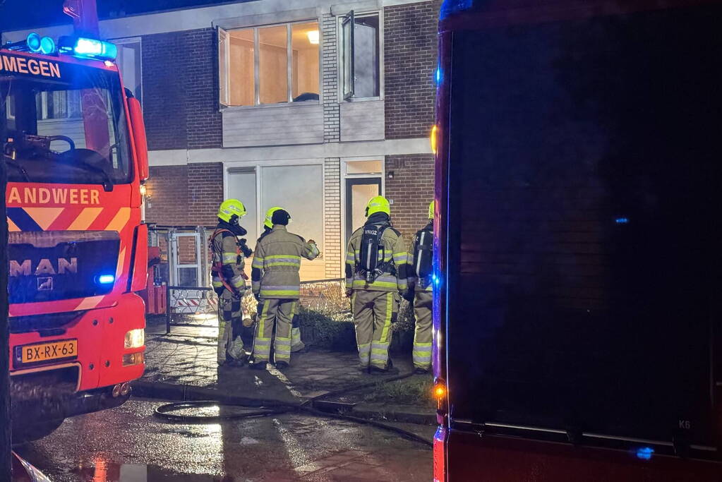 Veel rookontwikkeling bij brand op zolder