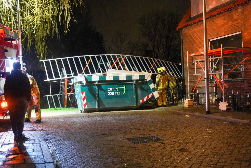 Opnieuw stormschade bij woning