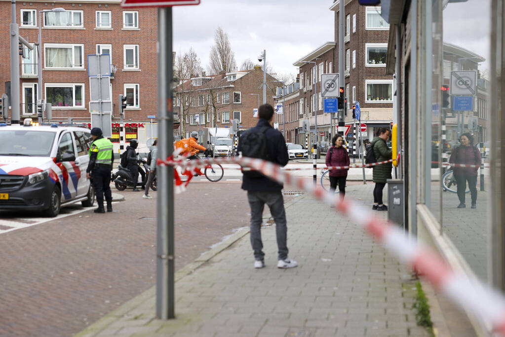 Onderzoek naar aantreffen onbekende stof in leegstaande winkel