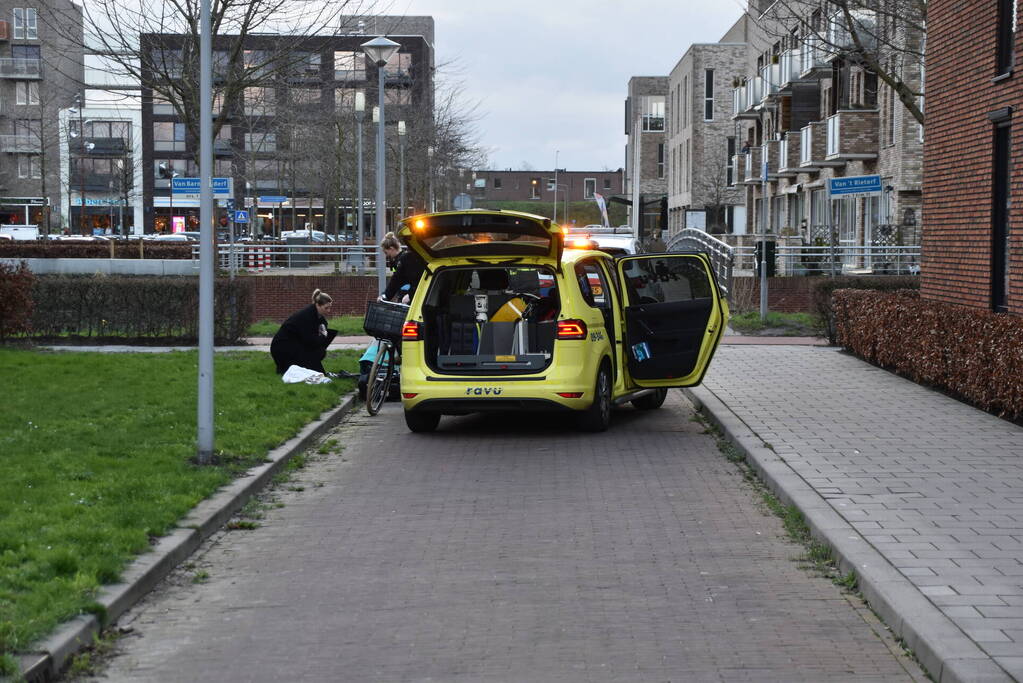 Fietser gewond na val