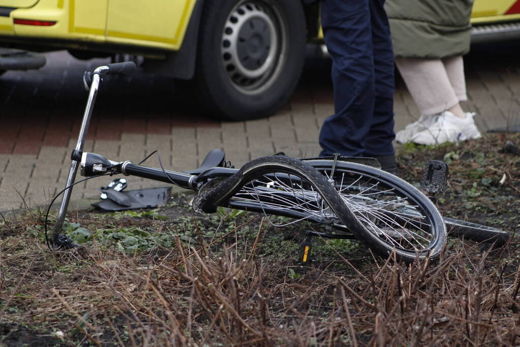 Dronken motorrijder aangehouden na aanrijding met fietser