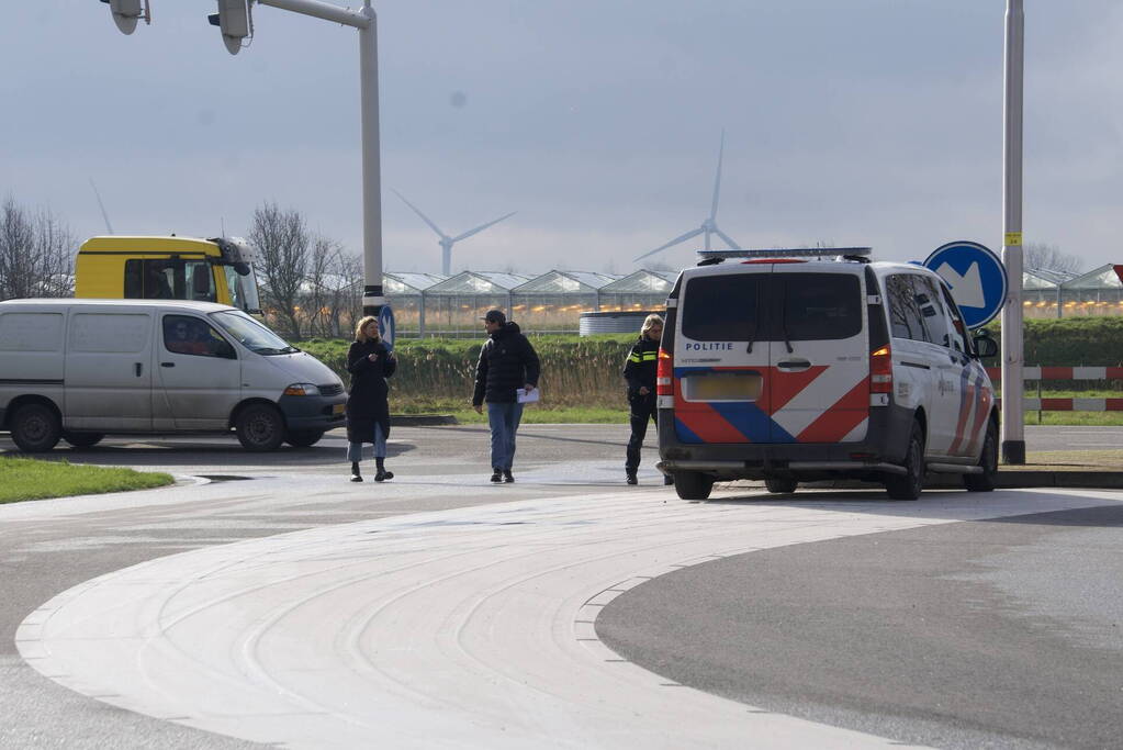 Veel schade bij kop-staartbotsing