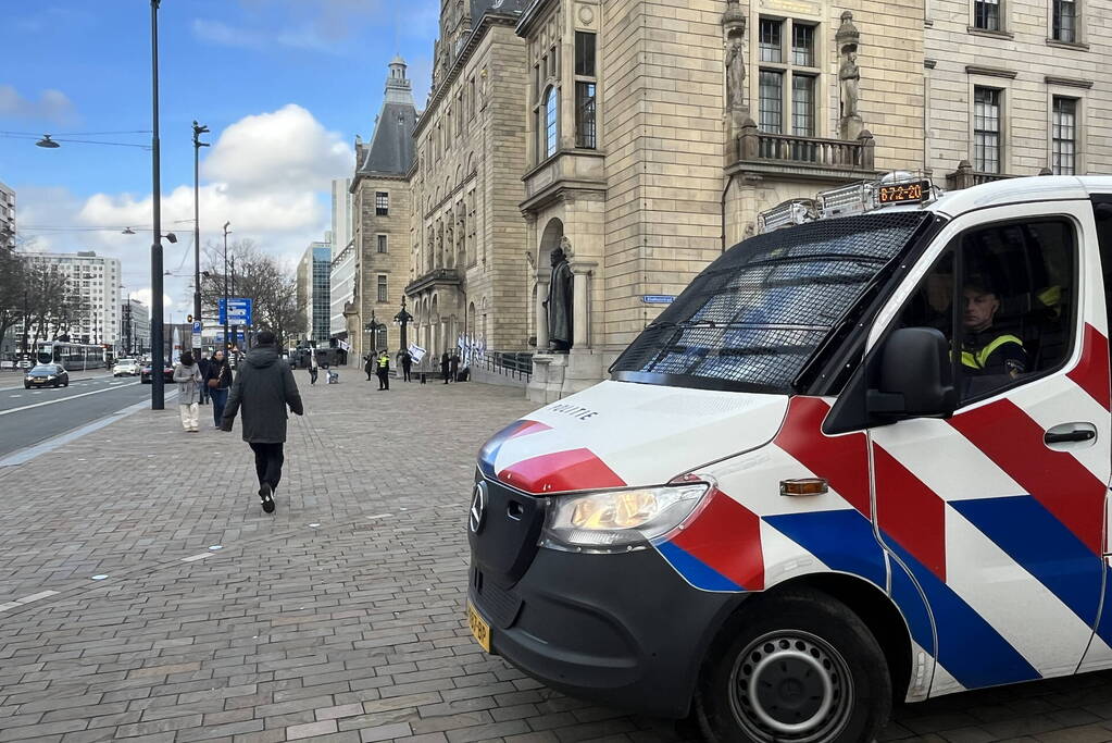 Pro Israëlische demonstratie bij gemeentehuis