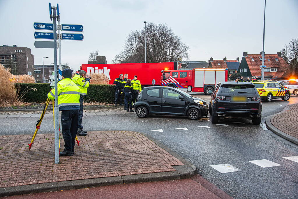 Gewonde bij zware aanrijding