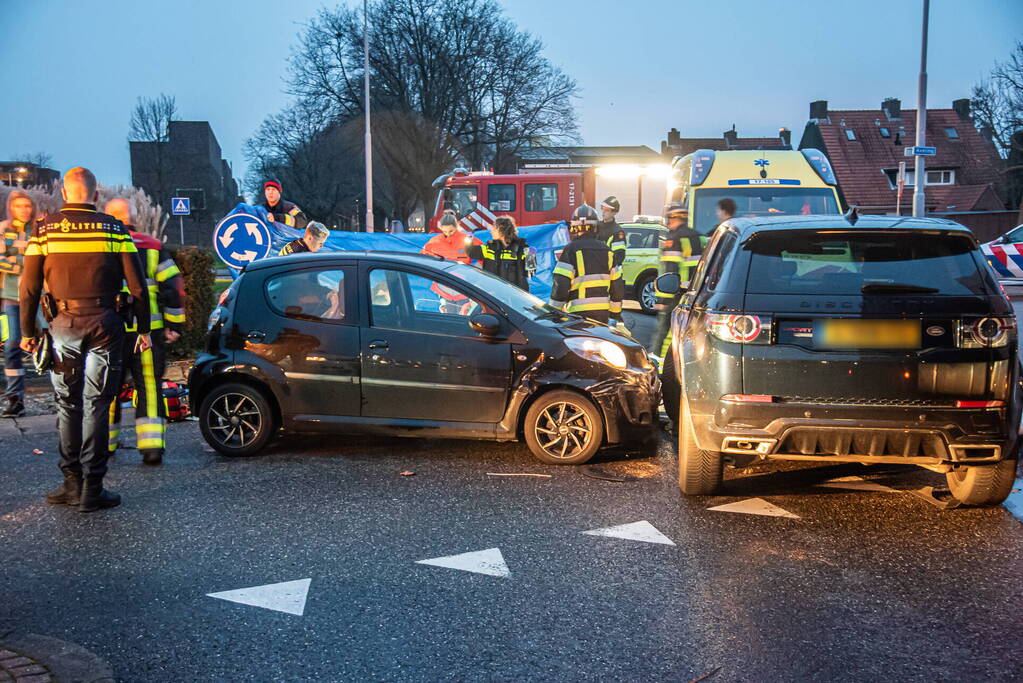 Gewonde bij zware aanrijding