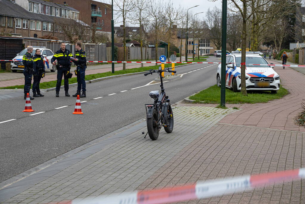 Meisje op een fatbike aangereden