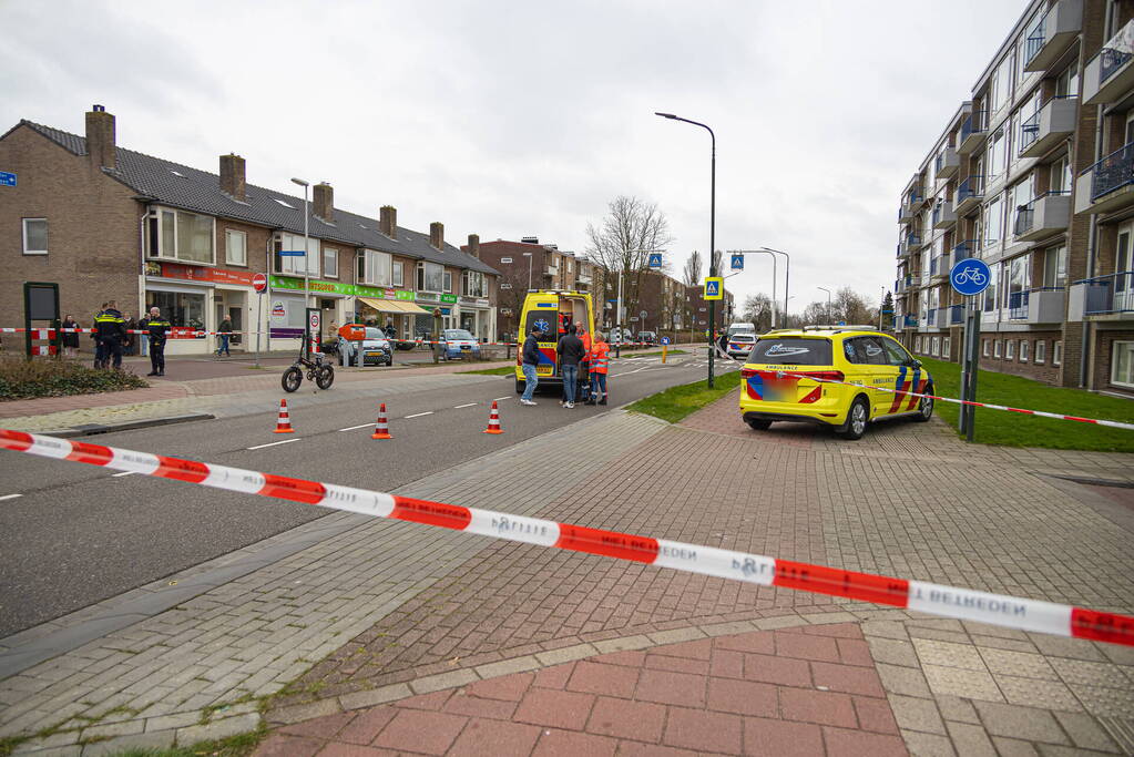 Meisje op een fatbike aangereden