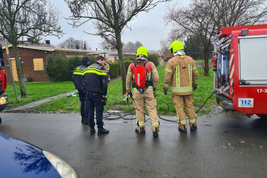 Wederom brand bij sloopwoningen