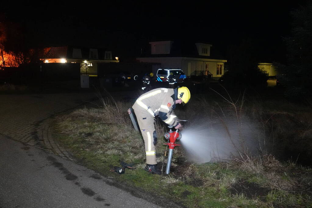 Brand verwoest tuinhuis op woonwagenkamp