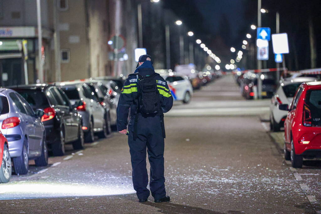 Straat afgezet na explosie