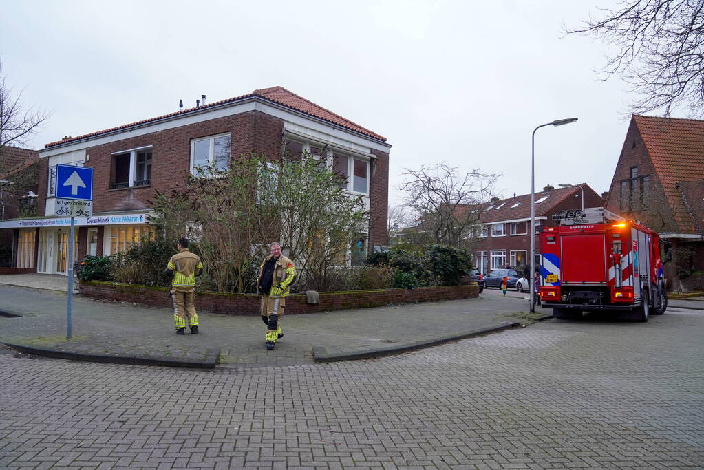 Woning gecontroleerd op mogelijke brand