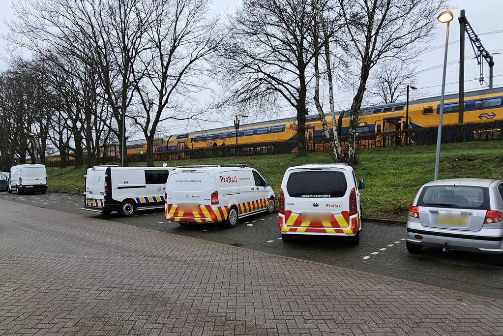 Door een aanrijding rijden er geen treinen tussen Maarn en Ede-Wageningen