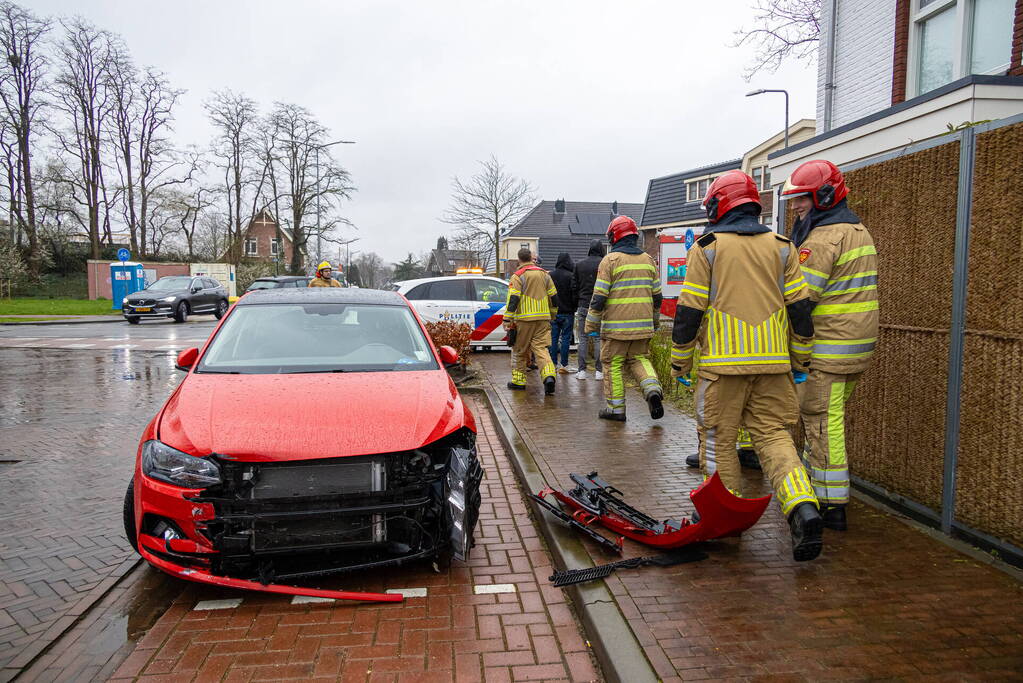 Gewonde bij ongeval op kruising