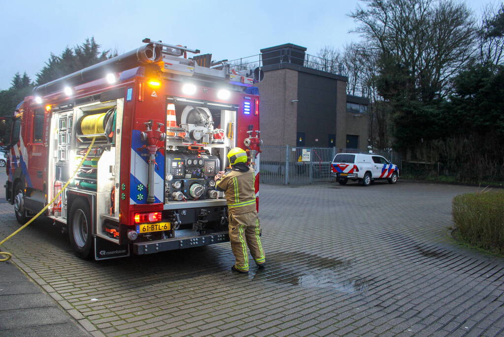 Rookontwikkeling in garage van flat