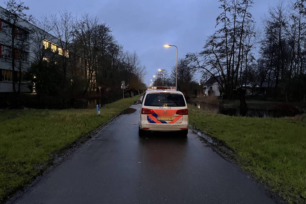 Scooterrijder en fietser in botsing