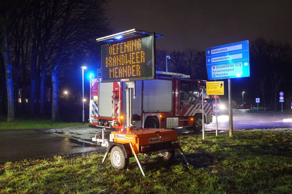 Grote brandweeroefening bij Meander Medisch Centrum