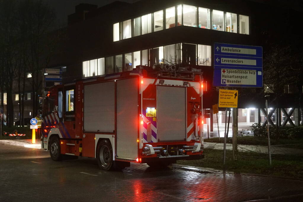 Grote brandweeroefening bij Meander Medisch Centrum