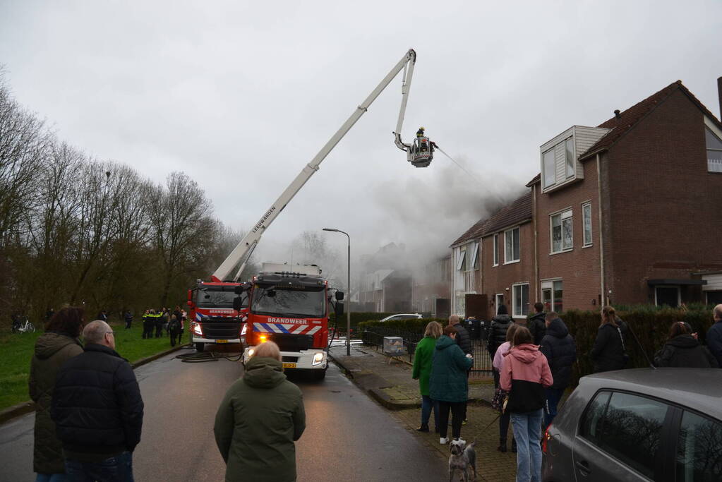 Flinke rookontwikkeling bij uitslaande woningbrand