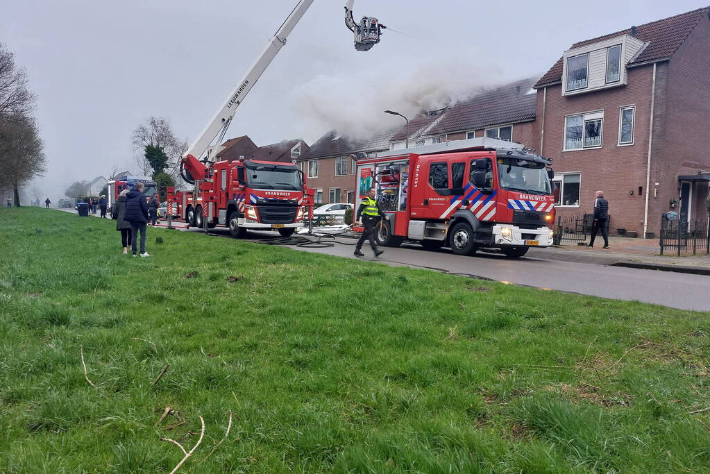 Flinke rookontwikkeling bij uitslaande woningbrand