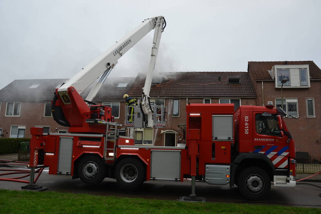 Flinke rookontwikkeling bij uitslaande woningbrand