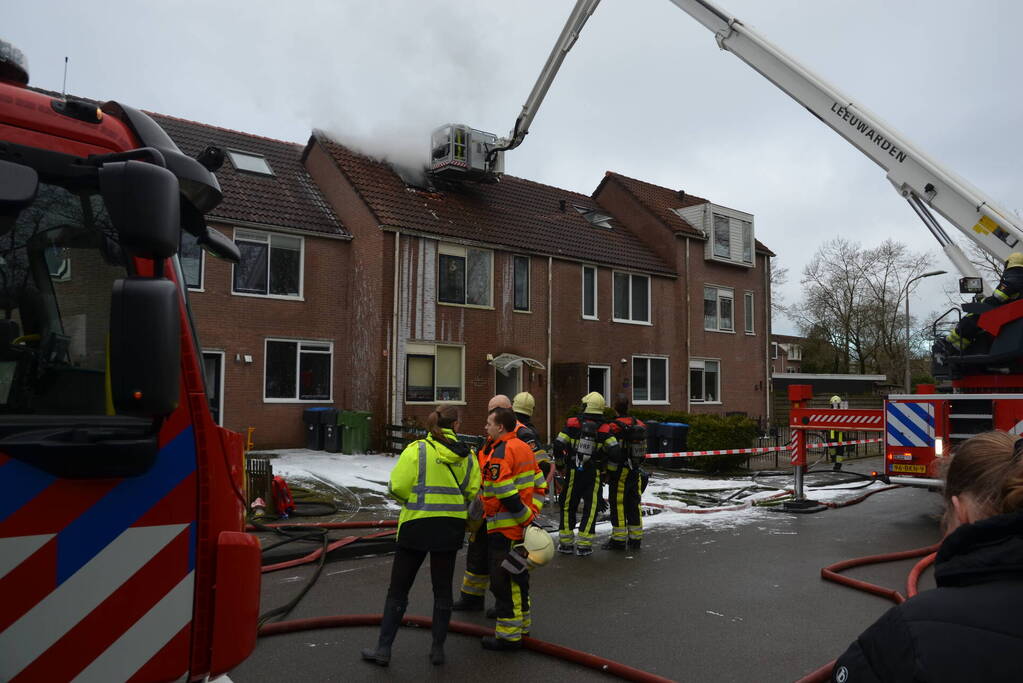 Flinke rookontwikkeling bij uitslaande woningbrand