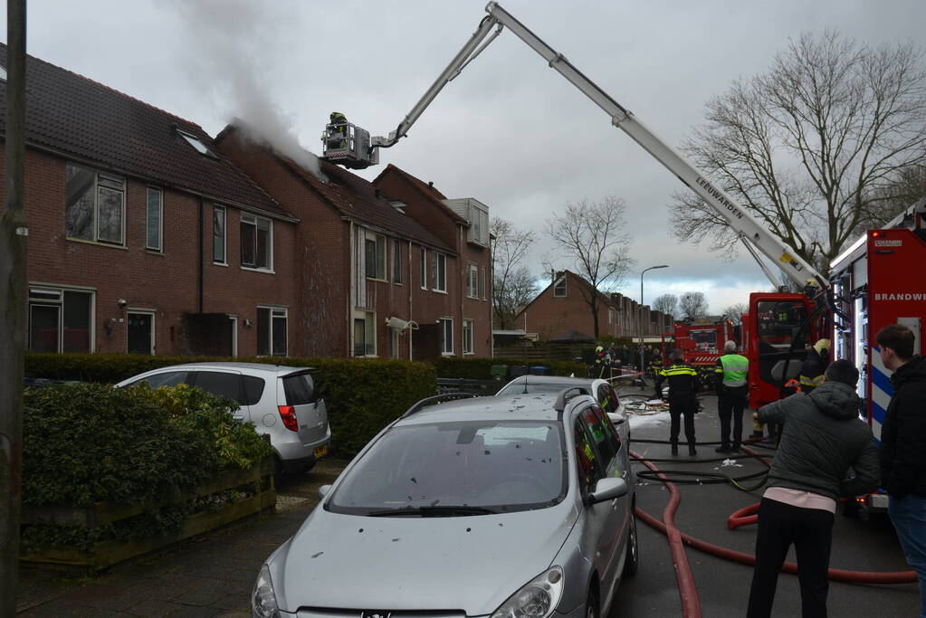 Flinke rookontwikkeling bij uitslaande woningbrand